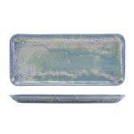 Terra Porcelain Seafoam Narrow Rectangular Platter 36 x 16.5cm - Pack of 3