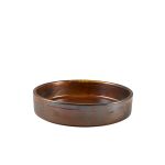 Terra Porcelain Rustic Copper Presentation Bowl 18cm - Pack of 6