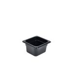 1/6 -Polycarbonate GN Pan 100mm Black