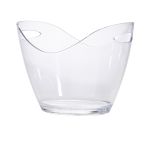 Clear Plastic Champagne Bucket Large
