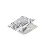 Greaseproof Paper Bags White Newspaper Print 17.5 x 17.5cm