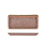 Terra Porcelain Rose Narrow Rectangular Platter 27 x 12.5cm - Pack of 6