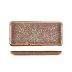 Terra Porcelain Rose Narrow Rectangular Platter 31 x 14cm - Pack of 6