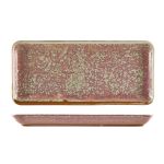Terra Porcelain Rose Narrow Rectangular Platter 36 x 16.5cm - Pack of 3