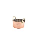 Mini Hammered Copper Casserole Dish 9.2 x 5cm - Pack of 12