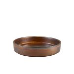 Terra Porcelain Rustic Copper Presentation Bowl 20.5cm - Pack of 6