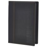 Contemporary A5 Menu Holder Black 4 Pages