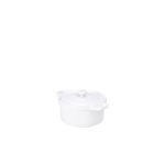 Genware Porcelain Covered Mini Casserole Dish 10.5cm/ 4" - Pack of 6