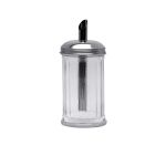 Sugar Pourer Clear Glass Base S/ St. Tube Top