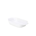 Genware Porcelain Individual Rectangular Dish 16 x 11cm/ 6.3 x 4.5" - Pack of 6