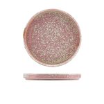 Terra Porcelain Rose Low Presentation Plate 21cm - Pack of 6