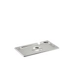 St/St Gastronorm Pan Notched Lid 1/3