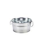 Galvanised Steel Serving Bucket 15 x 8cm - Pack of 6