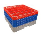 Genware 25 Comp Glass Rack With 4 Extenders