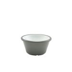 GenWare Melamine Grey And White Two Tone Ramekin 59ml/ 2oz - Pack of 24