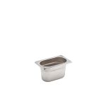 St/St Gastronorm Pan 1/9 - 100mm Deep