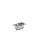 St/St Gastronorm Pan 1/9 - 65mm Deep