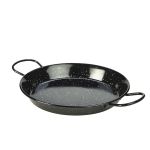 Black Enamel Paella Pan 26cm - Pack of 6