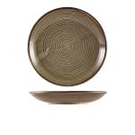 Terra Porcelain Grey Deep Coupe Plate 25cm - Pack of 6