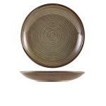 Terra Porcelain Grey Deep Coupe Plate 28cm - Pack of 3