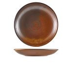 Terra Porcelain Rustic Copper Deep Coupe Plate 28cm - Pack of 3