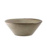 Terra Porcelain Grey Conical Bowl 16cm - Pack of 6