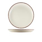 Sereno Stoneware Brown Coupe Plate 27.5cm - Pack of 6