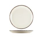 Sereno Stoneware Grey Coupe Plate 19cm - Pack of 6