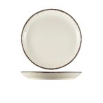 Sereno Stoneware Grey Coupe Plate 24cm - Pack of 6