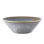 Terra Porcelain Matt Grey Conical Bowl 19.5cm - Pack of 6