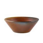 Terra Porcelain Rustic Copper Conical Bowl 16cm - Pack of 6