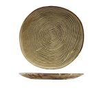 Terra Porcelain Grey Organic Plate 28.5cm - Pack of 6