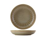 Terra Porcelain Matt Grey Scalloped Coupe Bowl 25.4cm - Pack of 6