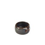 Rustic Stoneware Blue Butter Pot 9cl/ 3oz - Pack of 12