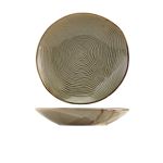 Terra Porcelain Grey Organic Coupe Bowl 26cm - Pack of 6