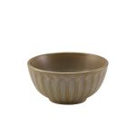 Terra Porcelain Matt Grey Scalloped Round Bowl 13.8cm - Pack of 6
