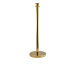 Genware Brass Plated Barrier Post - Pack of 2