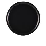 Luna Stoneware Black Pizza Plate 33cm/ 13" - Pack of 3