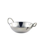 S/St. Balti Dish 15cm (6") With Handles - Pack of 12