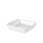 Genware Porcelain Square Roaster 25.4cm/ 10" - Pack of 6