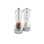 GenWare Clear Pepper Grinder & Salt Shaker Set - Pack of 6