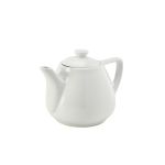 Genware Porcelain Contemporary Teapot 45cl/ 16oz - Pack of 6