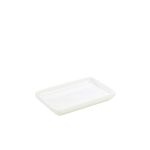Genware Porcelain Deep Rectangular Dish 20 x 14 x 2.5cm/ 8 x 5.5 x 1