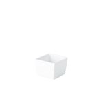 Genware Porcelain Square Dish 6.4 x 4.8cm/ 2.5 x 2