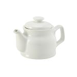 Genware Porcelain Teapot 45cl/ 15.75oz - Pack of 6