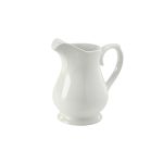 Genware Porcelain Traditional Serving Jug 14cl/ 5oz - Pack of 6
