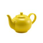 Genware Porcelain Yellow Teapot 45cl/ 15.75oz - Pack of 6