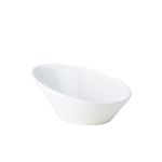 Genware Porcelain Oval Sloping Bowl 21cm/ 8.25