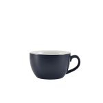 GenWare Porcelain Matt Blue Bowl Shaped Cup 25cl/ 8.75oz - Pack of 6