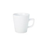 Genware Porcelain Compact Latte Mug 28.4cl/ 10oz - Pack of 6